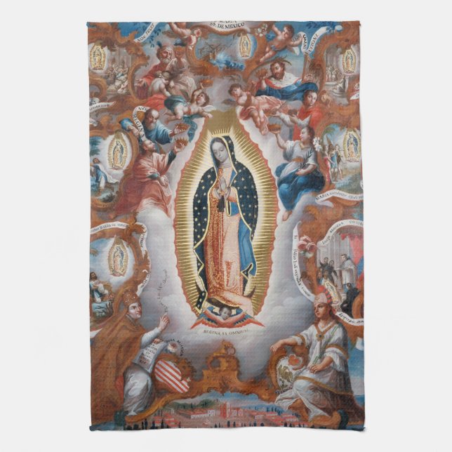 “Virgin of Guadalupe” hand towel (Vertical)