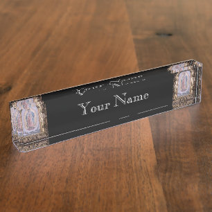 Virgin of Guadalupe Nameplate