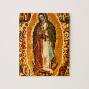 Virgin of Guadalupe Our Lady Mother Mary Jigsaw Puzzle