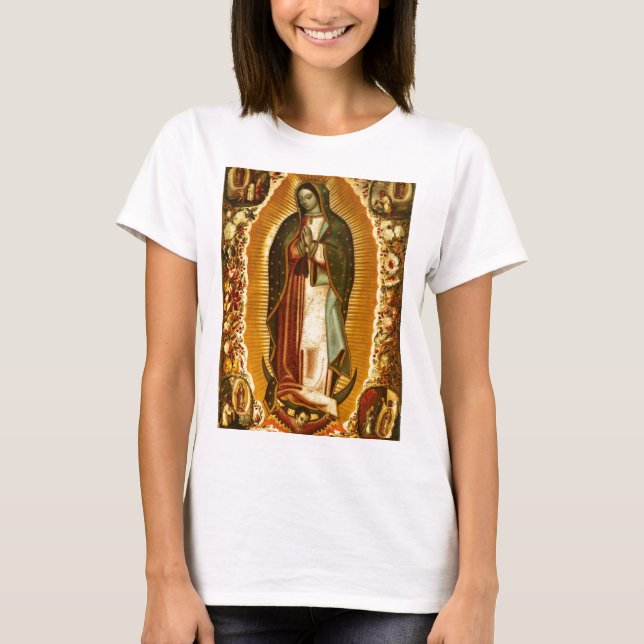 Virgin of Guadalupe Our Lady Mother Mary T-Shirt (Front)