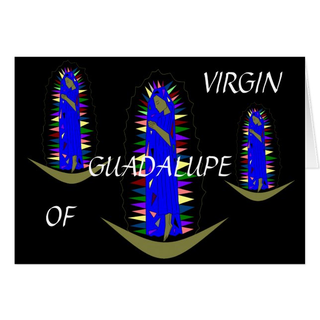 VIRGIN OF GUADALUPE PLEASE PRAY FOR US ! (Front Horizontal)