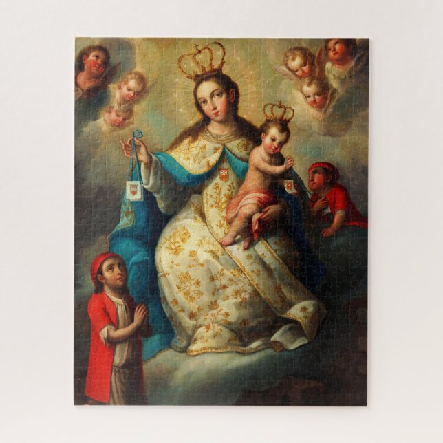 Virgin of Mercy by José de Paez Jigsaw Puzzle (Vertical)