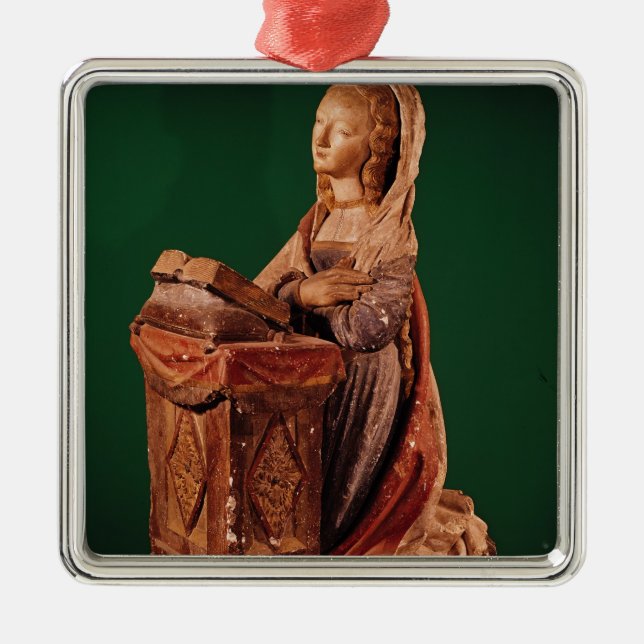 Virgin of the Annunciation Metal Ornament (Front)