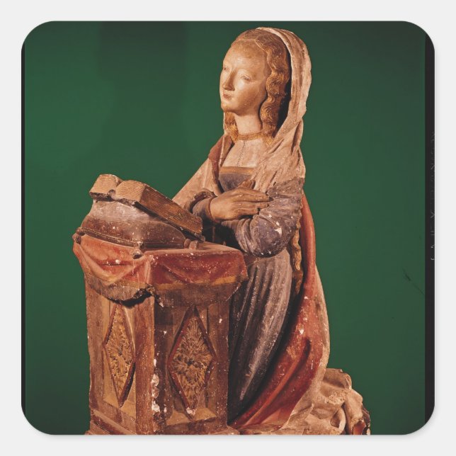 Virgin of the Annunciation Square Sticker (Front)