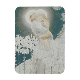 Virgin of the Lilies Magnet