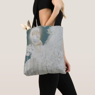 Virgin of the Lilies Tote Bag