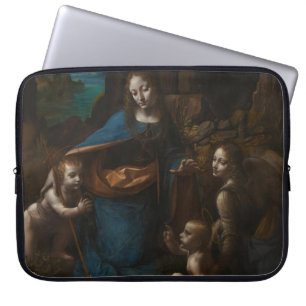 Virgin of the Rocks by Leonardo da Vinci Laptop Sleeve