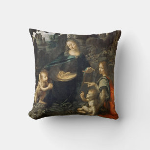 Virgin of the Rocks, Leonardo da Vinci Cushion