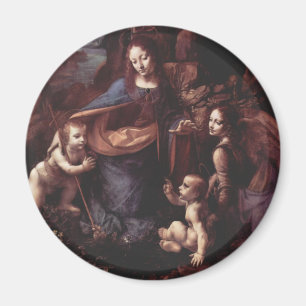 Virgin of the Rocks Magnet