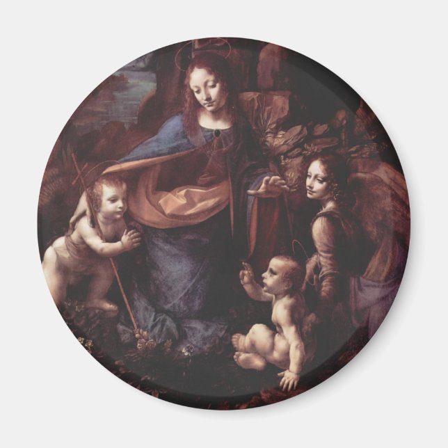 Virgin of the Rocks Magnet (Front)
