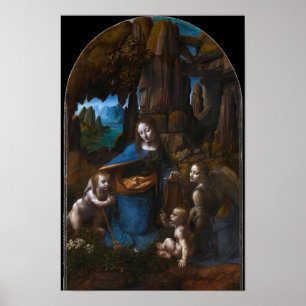Virgin of the Rocks - National Gallery - Poster
