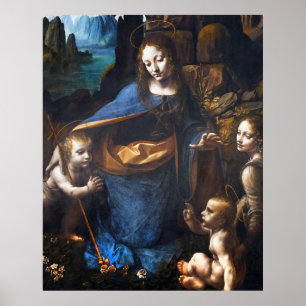 Virgin Of The Rocks Poster