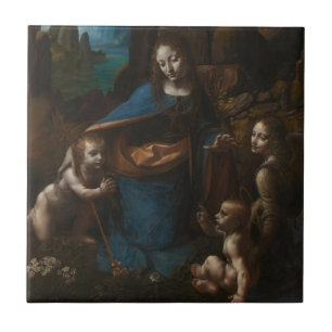 virgin of the rocks tile