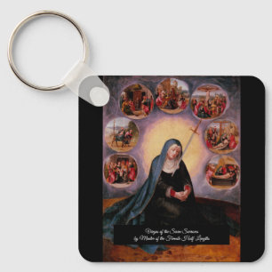 Virgin of the Seven Sorrows Key Ring