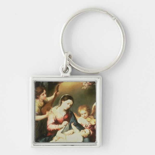 Virgin of the Swaddling Clothes Key Ring (Front)