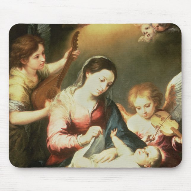 Virgin of the Swaddling Clothes Mouse Pad (Front)