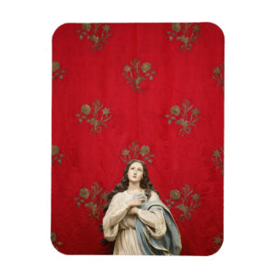 Virgin statue in a Spaccanapoli church, Naples Magnet