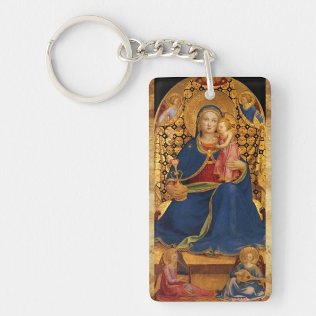 VIRGIN WITH CHILD AND ANGELS 2 KEY RING (Front)