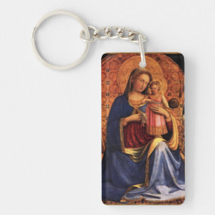 VIRGIN WITH CHILD AND SAINTS 2 KEY RING