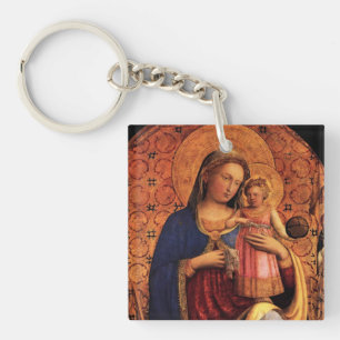 VIRGIN WITH CHILD AND SAINTS 2 KEY RING