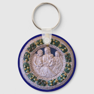 VIRGIN WITH CHILD AND SAINTS KEY RING