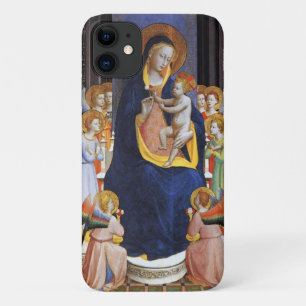 VIRGIN WITH CHILD,ANGELS AND SAINTS iPhone 11 CASE