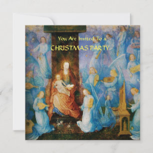 VIRGIN WITH CHILD - CONCERT OF ANGELS Champagne Invitation