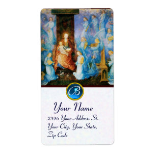 VIRGIN WITH CHILD -CONCERT OF ANGELS MONOGRAM