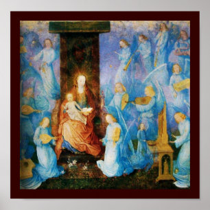 VIRGIN WITH CHILD - CONCERT OF ANGELS POSTER