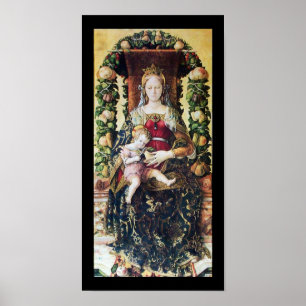VIRGIN WITH CHILD particular Poster