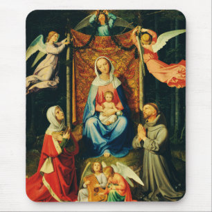 Virgin with Child, St. Adelheid and St. Francis Mouse Pad