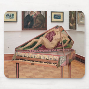 Virginals, painted by Roger Fry Mouse Pad