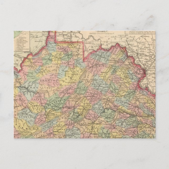 Virginia 8 postcard (Front)