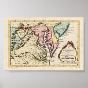 Virginia and the Chesapeake Bay Poster