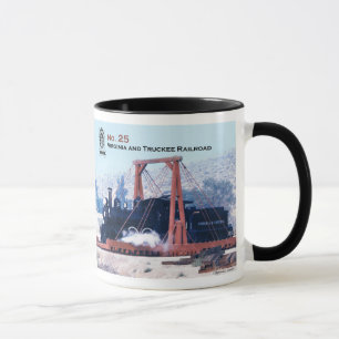 Virginia and Truckee Railroad engine No. 25 mug