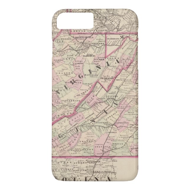 Virginia and West Virginia Case-Mate iPhone Case (Back)