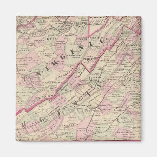 Virginia and West Virginia Magnet