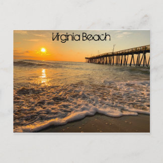 Virginia Beach Fishing Pier at Sunrise Postcard