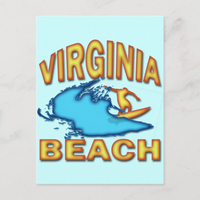 VIRGINIA BEACH POSTCARD (Front)