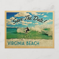 Virginia Beach Save The Date Virginia Surfing