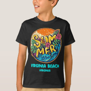 Virginia Beach Summer Vacation Souvenir Holiday T-Shirt