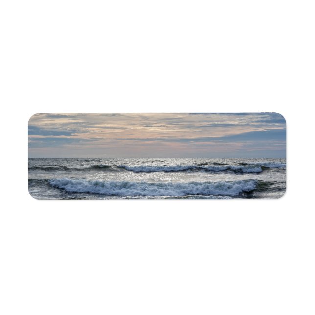 Virginia Beach Sunrise Return Address Label (Front)