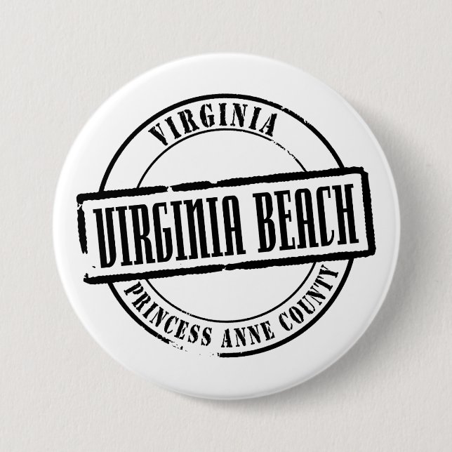 Virginia Beach Title 7.5 Cm Round Badge (Front)