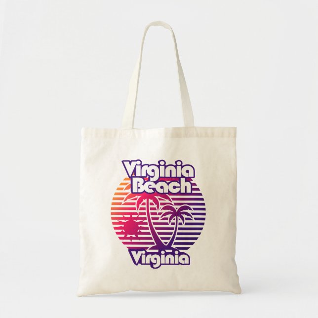 Virginia Beach Tote Bag (Front)