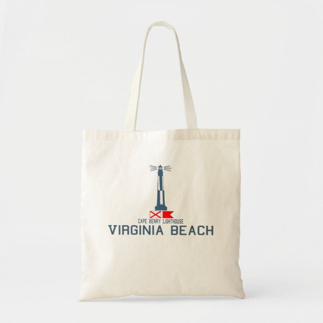 Virginia Beach. Tote Bag (Front)