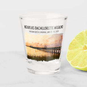 Virginia Beach, VA Bachelorette Weekend Shot Glass