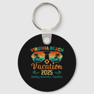 Virginia Beach Vacation 2025 Friends Family Summer Key Ring