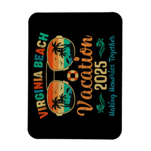 Virginia Beach Vacation 2025 Friends Family Summer Magnet