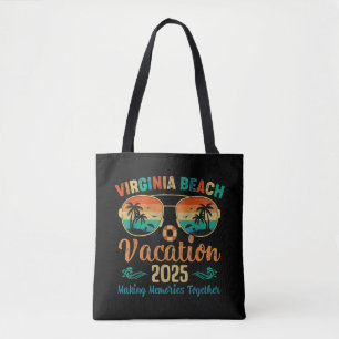 Virginia Beach Vacation 2025 Friends Family Summer Tote Bag