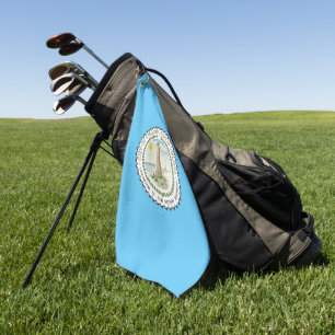 Virginia Beach (Virginia) city flag   Golf Towel